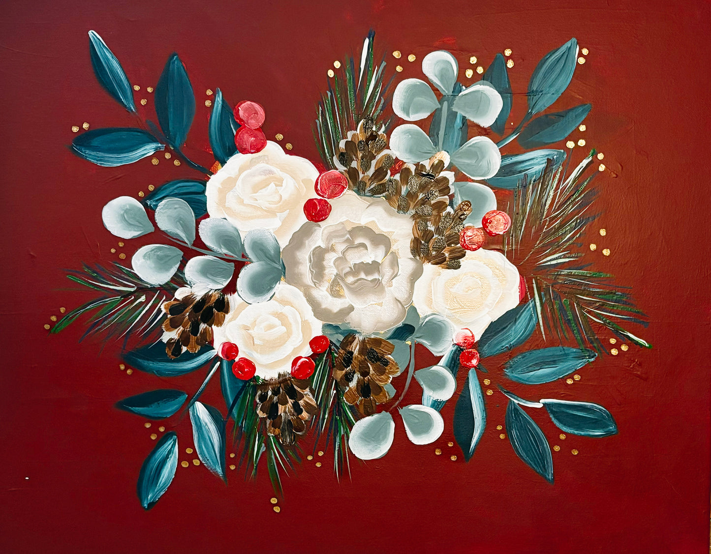 Custom Bouquet/Floral Canvas