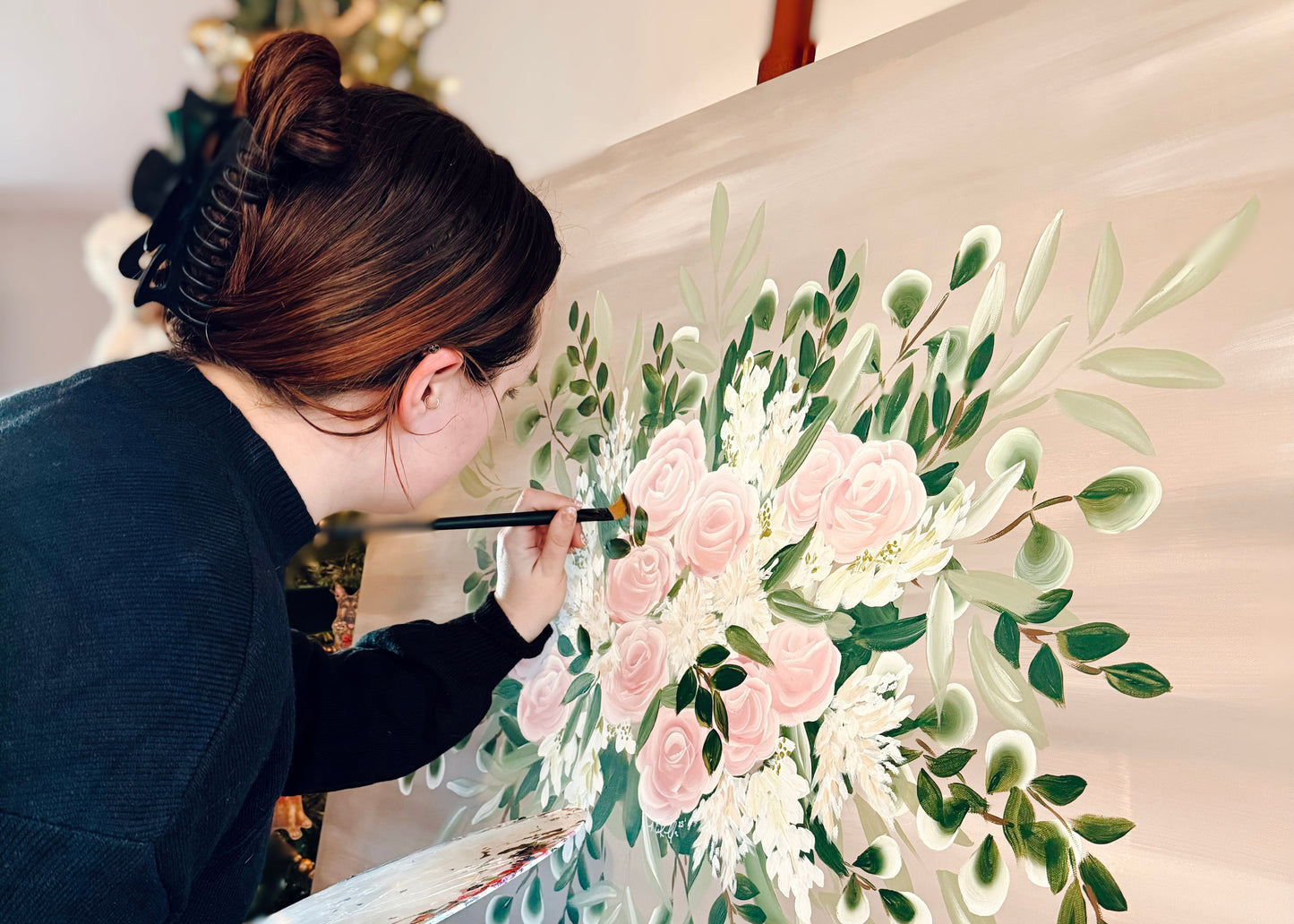Custom Bouquet/Floral Canvas