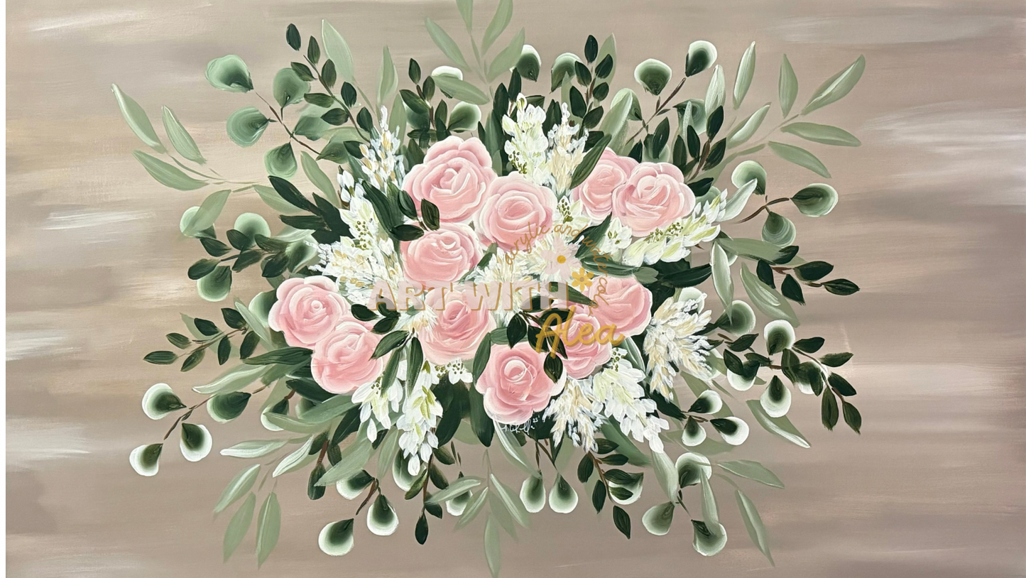 Custom Bouquet/Floral Canvas