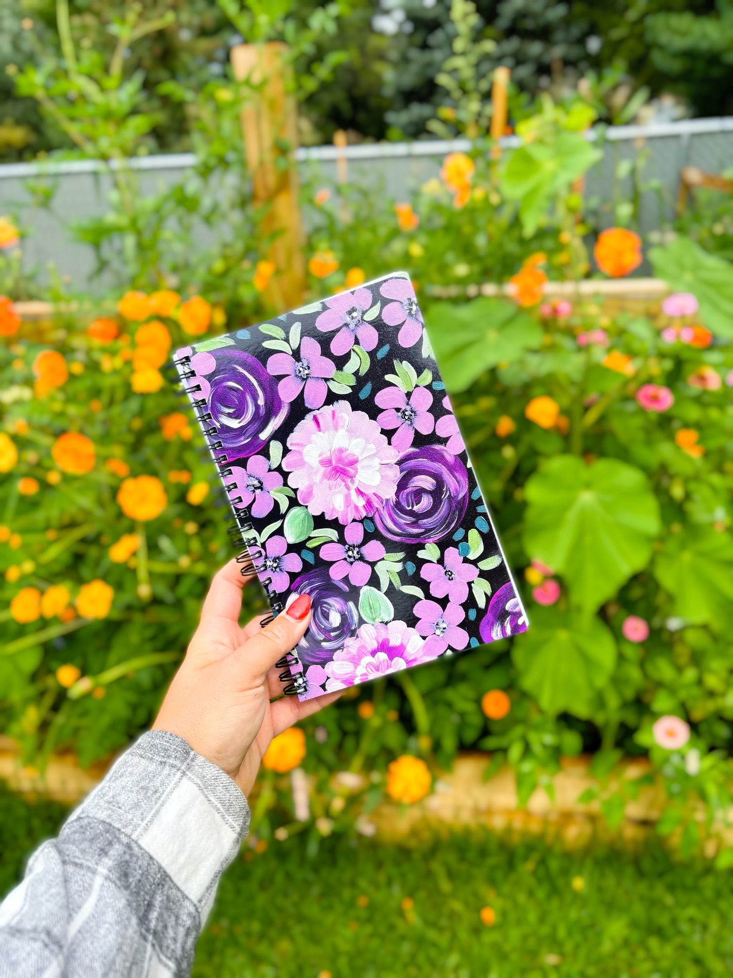 5.5''x8'' Floral Printed Notebooks